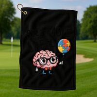 See The Able Not The Label Cute Science Nerd Proud Autism Golf Towel