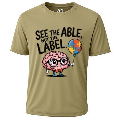 See The Able Not The Label Cute Science Nerd Proud Autism Performance Shirt