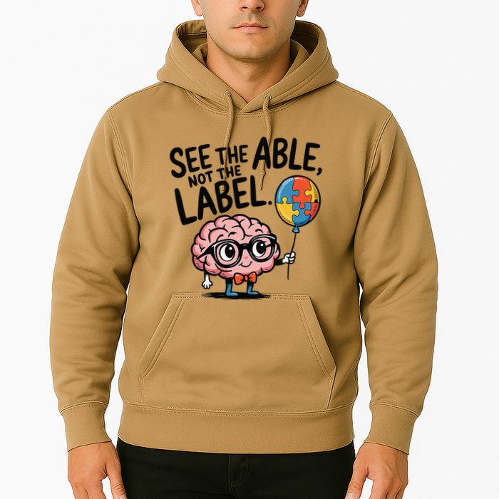 See The Able Not The Label Cute Science Nerd Proud Autism Hoodie
