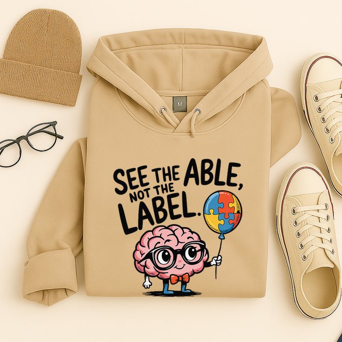 See The Able Not The Label Cute Science Nerd Proud Autism Hoodie