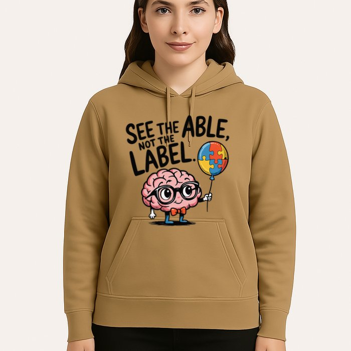 See The Able Not The Label Cute Science Nerd Proud Autism Hoodie