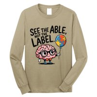 See The Able Not The Label Cute Science Nerd Proud Autism Long Sleeve Shirt