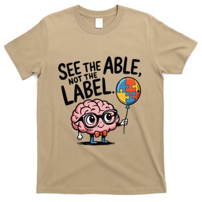See The Able Not The Label Cute Science Nerd Proud Autism T-Shirt