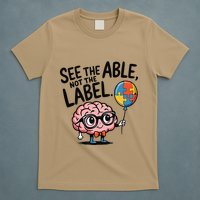 See The Able Not The Label Cute Science Nerd Proud Autism T-Shirt