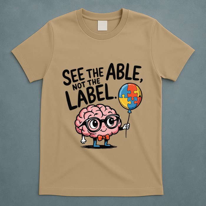 See The Able Not The Label Cute Science Nerd Proud Autism T-Shirt