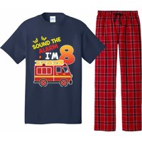 Sound The Alarm IM 8th Birthday Boy Fire Truck Pajama Set