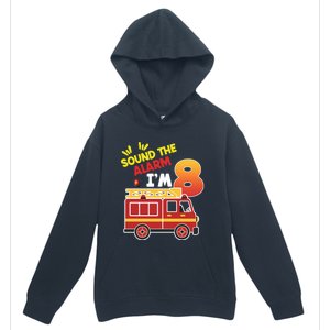 Sound The Alarm IM 8th Birthday Boy Fire Truck Urban Pullover Hoodie