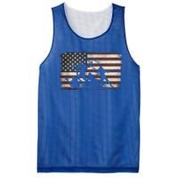 Softball Team American Flag Thanksgiving Christmas Funny Gift Mesh Reversible Basketball Jersey Tank