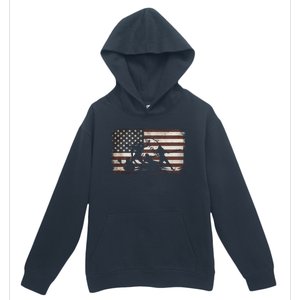 Softball Team American Flag Thanksgiving Christmas Funny Gift Urban Pullover Hoodie