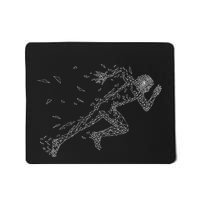 Sprinter Track And Field Runner Running Marathon Mousepad