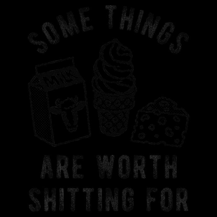 Some Thing Are Worth Shitting For Milk Ice Cream Chesse Food Bucket Hat