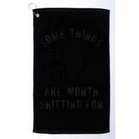 Some Thing Are Worth Shitting For Milk Ice Cream Chesse Food Golf Towel