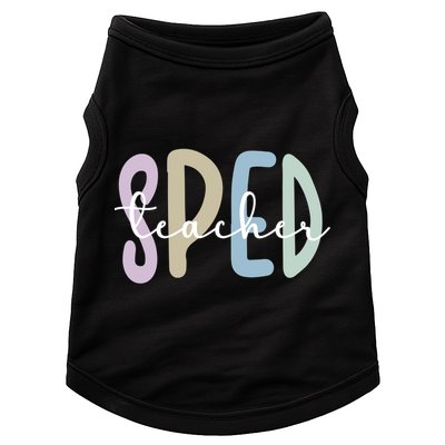 Sped Teacher Appreciation Special Education Teacher Gift Doggie Tank