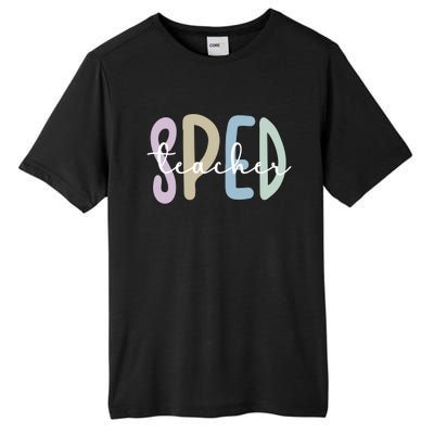 Sped Teacher Appreciation Special Education Teacher Gift Tall Fusion ChromaSoft Performance T-Shirt