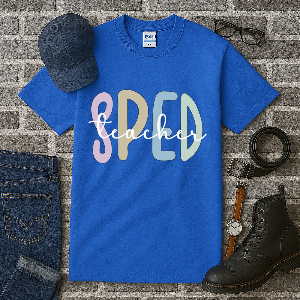 Sped Teacher Appreciation Special Education Teacher Gift Tall T-Shirt