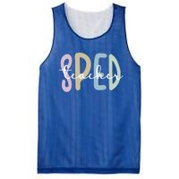 Sped Teacher Appreciation Special Education Teacher Gift Mesh Reversible Basketball Jersey Tank