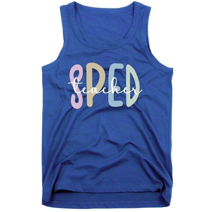 Sped Teacher Appreciation Special Education Teacher Gift Tank Top