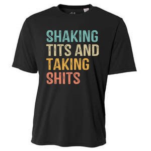 Shaking Tits And Taking Hits Shakin Tits Cooling Performance Crew T-Shirt