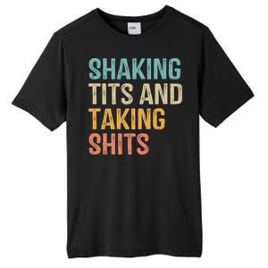 Shaking Tits And Taking Hits Shakin Tits Tall Fusion ChromaSoft Performance T-Shirt