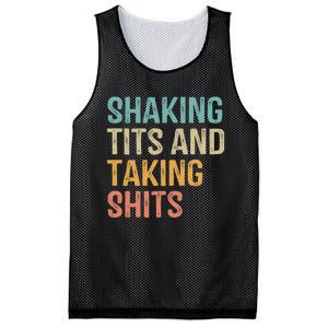 Shaking Tits And Taking Hits Shakin Tits Mesh Reversible Basketball Jersey Tank