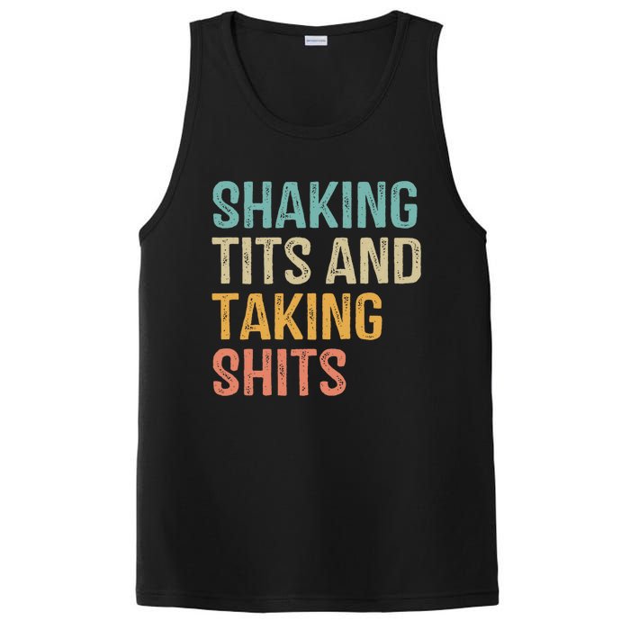 Shaking Tits And Taking Hits Shakin Tits PosiCharge Competitor Tank