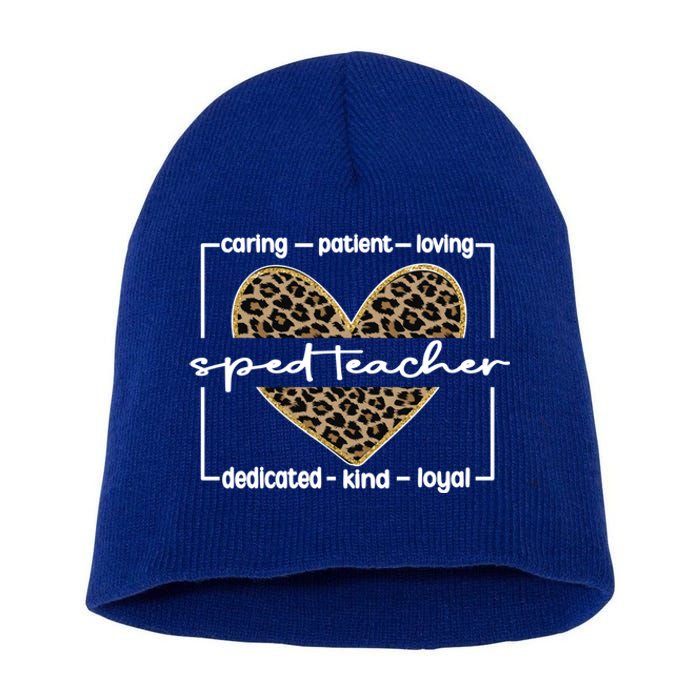 Sped Teacher Appreciation Special Education Teacher Gift Short Acrylic Beanie