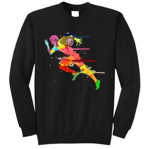 Sprinter Track And Field Runner Running Marathon Gift Idea Sweatshirt