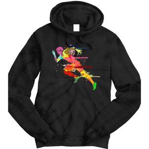 Sprinter Track And Field Runner Running Marathon Gift Idea Tie Dye Hoodie