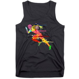 Sprinter Track And Field Runner Running Marathon Gift Idea Tank Top