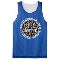 Sped Teacher Appreciation Special Education Teacher Gift Mesh Reversible Basketball Jersey Tank