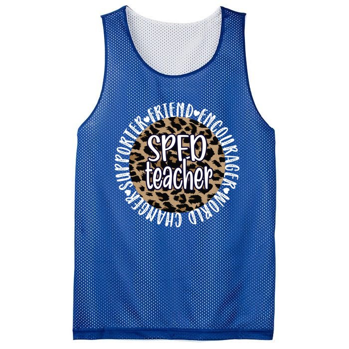 Sped Teacher Appreciation Special Education Teacher Gift Mesh Reversible Basketball Jersey Tank