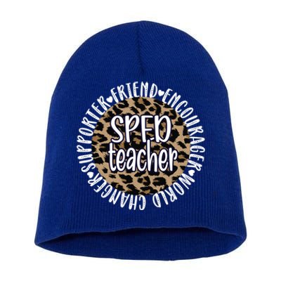 Sped Teacher Appreciation Special Education Teacher Gift Short Acrylic Beanie