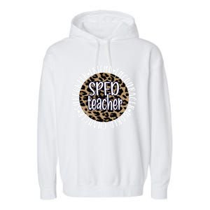 Sped Teacher Appreciation Special Education Teacher Gift Garment-Dyed Fleece Hoodie