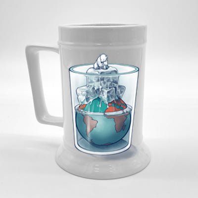 Save The Artic Earth Beer Stein