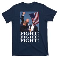 Shot Trump Assassination Attempt 2024 July Fight Fight T-Shirt