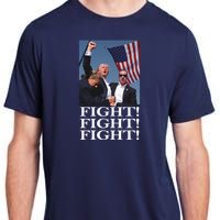 Shot Trump Assassination Attempt 2024 July Fight Fight Adult ChromaSoft Performance T-Shirt