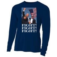 Shot Trump Assassination Attempt 2024 July Fight Fight Cooling Performance Long Sleeve Crew