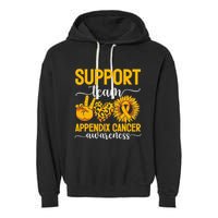 Support Team Appendix Cancer Awareness Garment-Dyed Fleece Hoodie