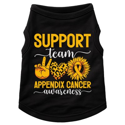 Support Team Appendix Cancer Awareness Doggie Tank