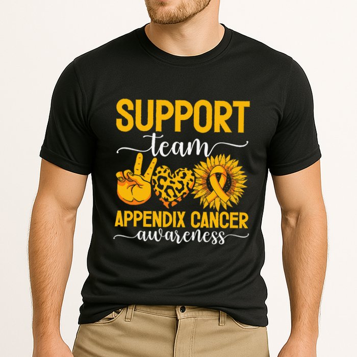 Support Team Appendix Cancer Awareness Performance Shirt