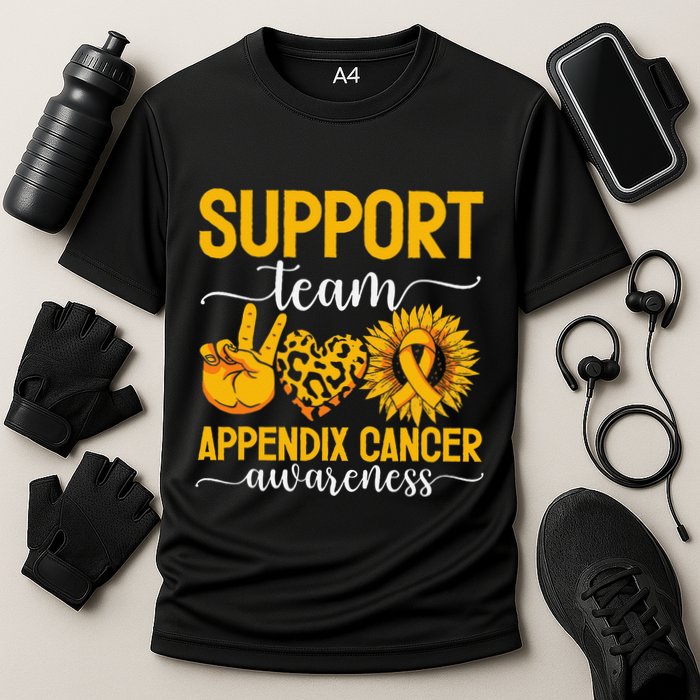 Support Team Appendix Cancer Awareness Performance Shirt
