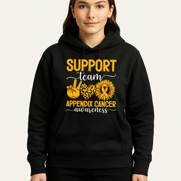 Support Team Appendix Cancer Awareness Hoodie