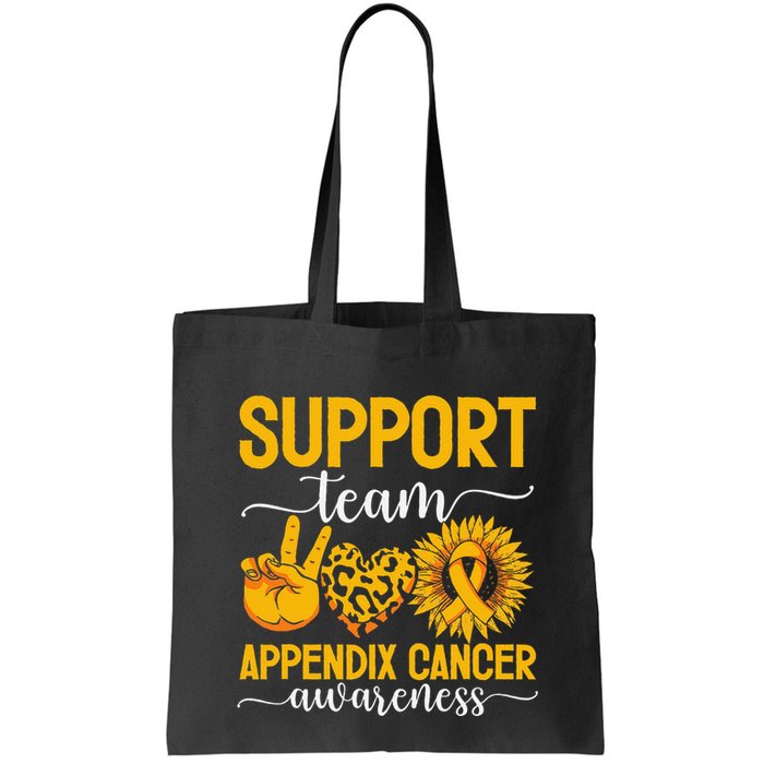 Support Team Appendix Cancer Awareness Bag