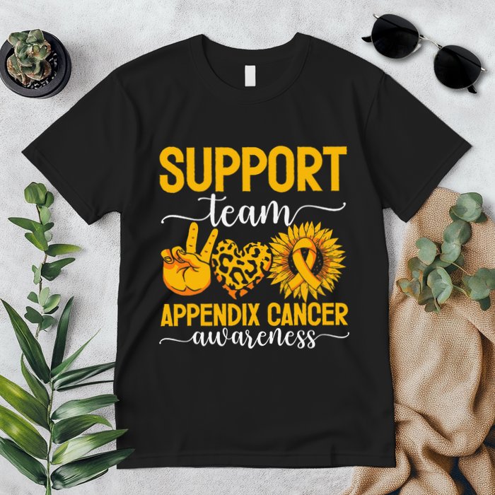Support Team Appendix Cancer Awareness Premium T-Shirt
