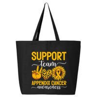 Support Team Appendix Cancer Awareness 25L Jumbo Tote