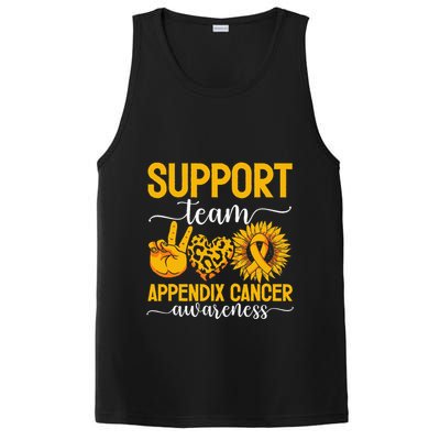 Support Team Appendix Cancer Awareness PosiCharge Competitor Tank