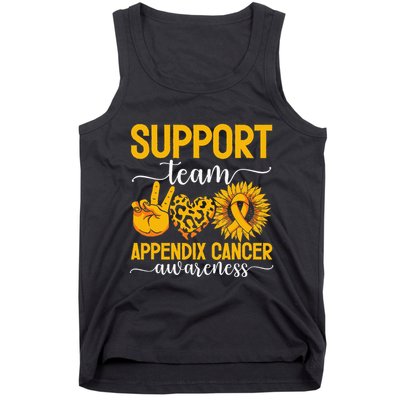 Support Team Appendix Cancer Awareness Tank Top