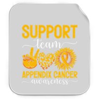 Support Team Appendix Cancer Awareness Permanent Decal Sticker