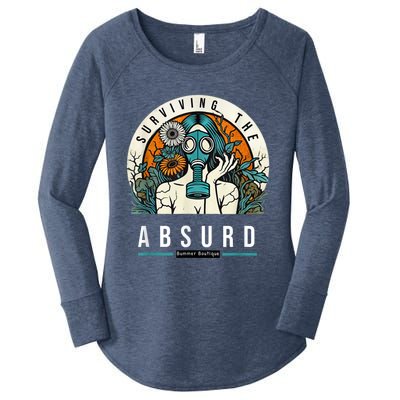 Surviving The Absurd Women's Perfect Tri Tunic Long Sleeve Shirt