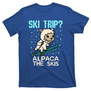 Ski Trip Alpaca The Skis Gift For Skier T-Shirt